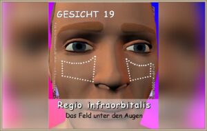 Mann das Feld unter den Augen