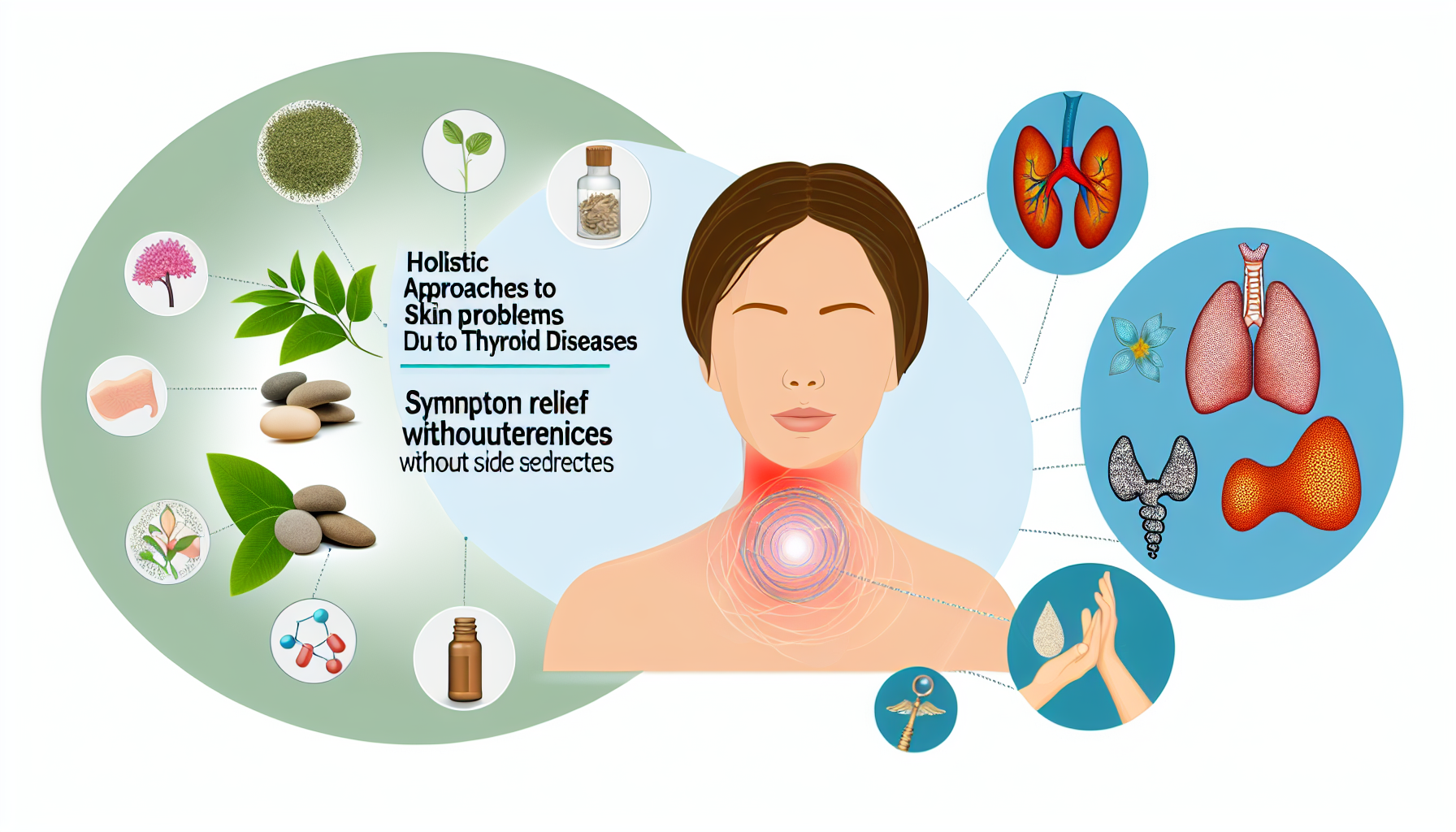 Ganzheitliche Ansätze bei Hautproblemen durch Schilddrüsenerkrankungen: Symptomfreiheit ohne Nebenwirkungen